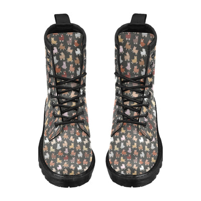 Alpaca Cute Design Themed Print Women's Boots