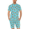 Reindeer Print Design LKS402 Men's Romper