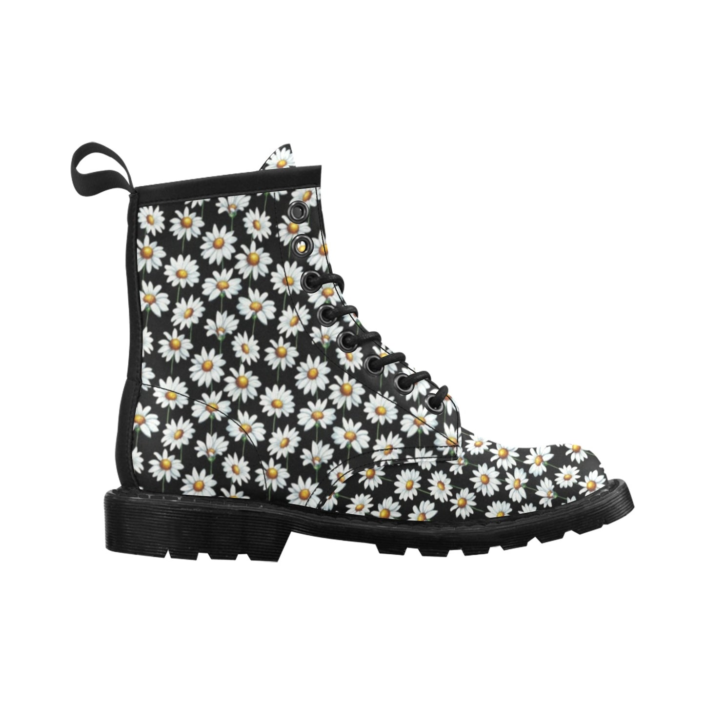 Daisy Print Pattern Women's Boots