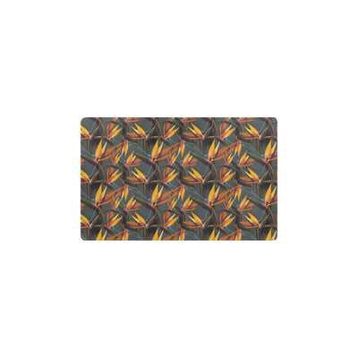 Bird Of Paradise Pattern Print Design 01 Kitchen Mat