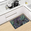 Tropical Palm Leaves Pattern Brightness Kitchen Mat