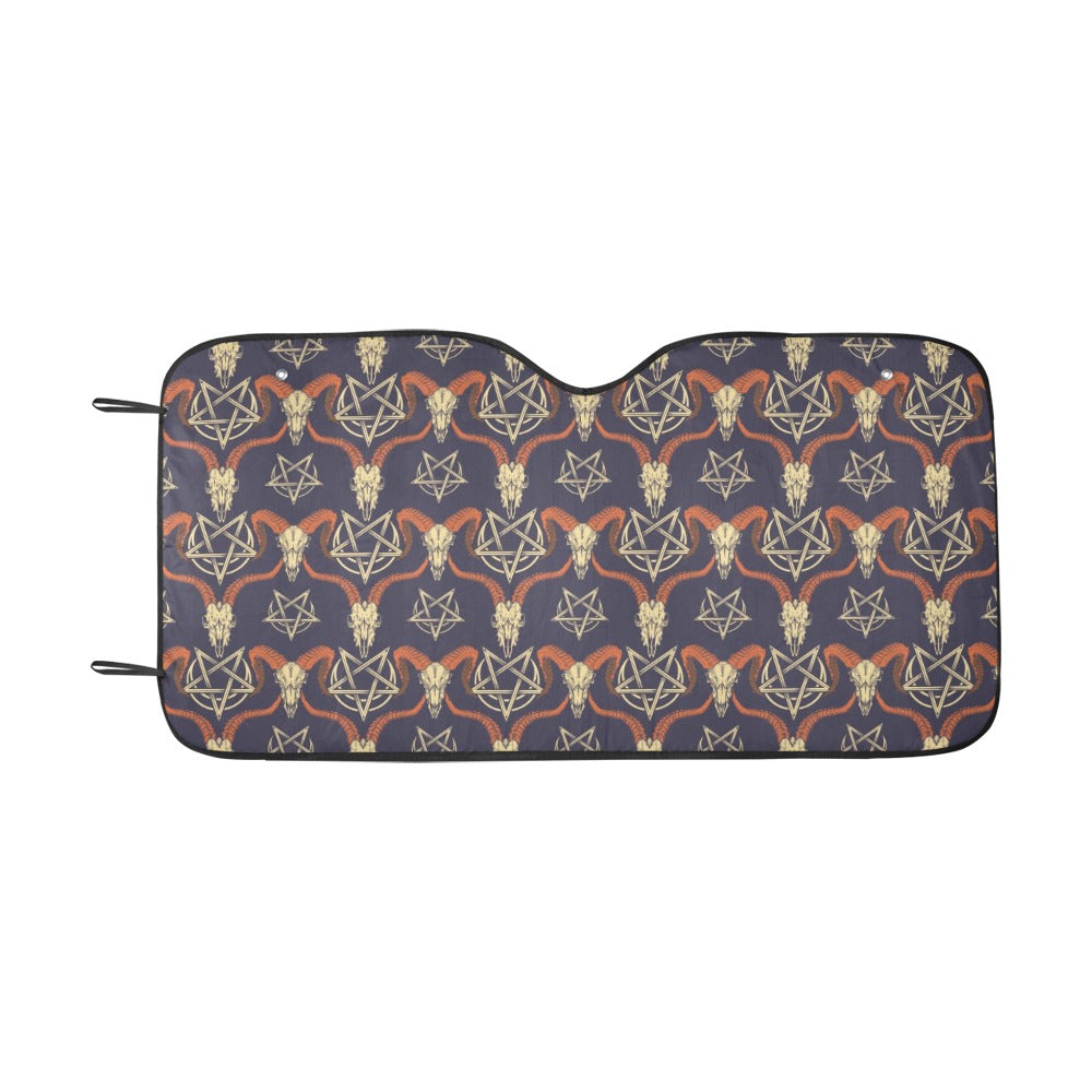 Buffalo Head Print Design LKS403 Car front Windshield Sun Shade