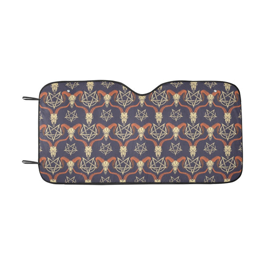 Buffalo Head Print Design LKS403 Car front Windshield Sun Shade