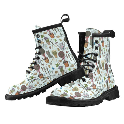 Gardening Pattern Print Design G01 Women's Boots