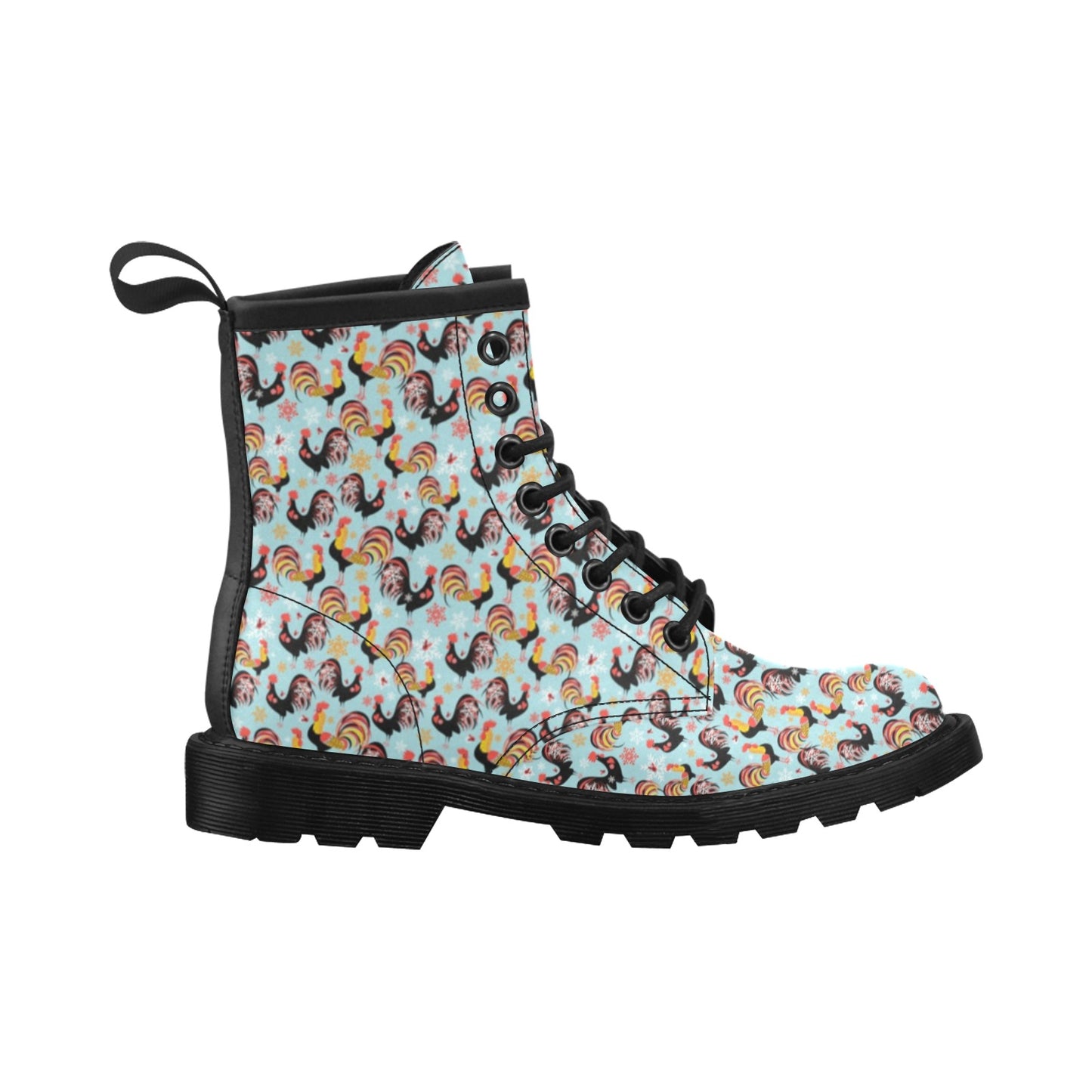 Rooster Themed Design Women's Boots