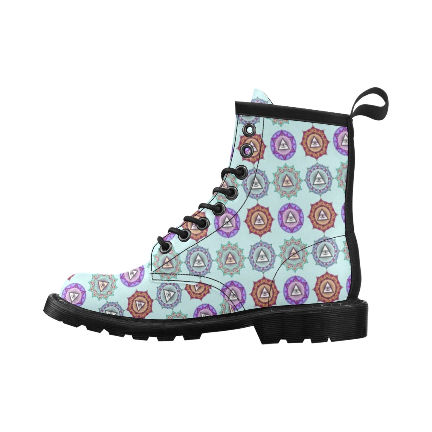 Third Eye Print Design LKS302 Women's Boots