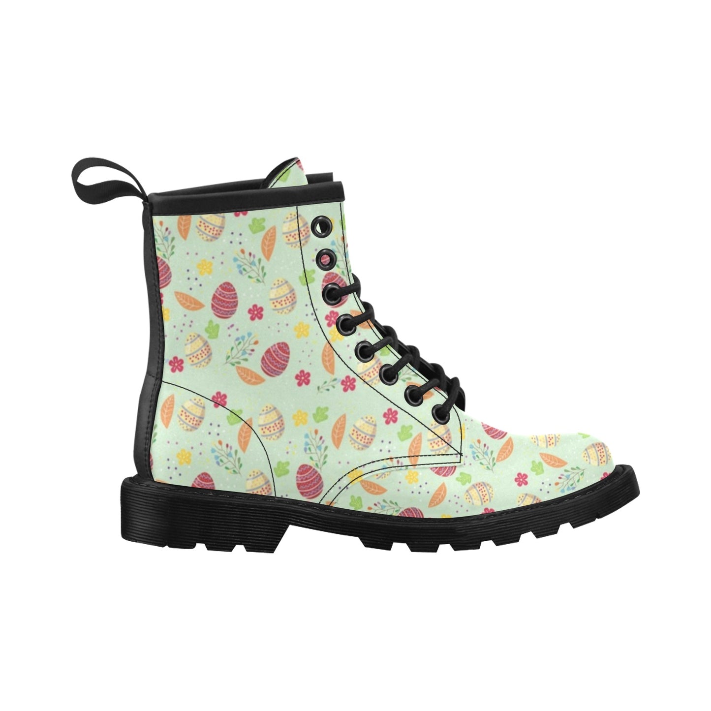 Easter Eggs Pattern Print Design RB07 Women's Boots