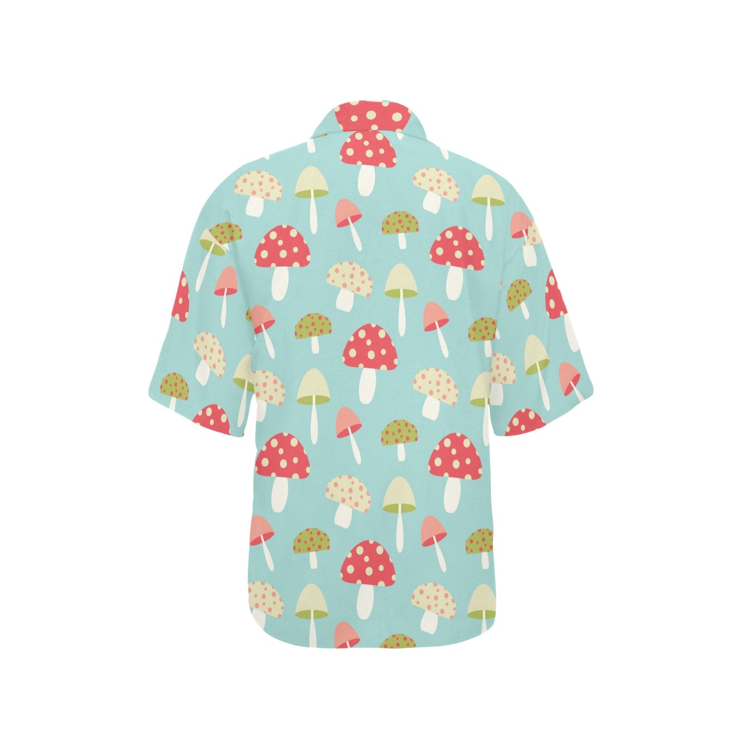 Mushroom Pattern Print Design A01 Women's Hawaiian Shirt