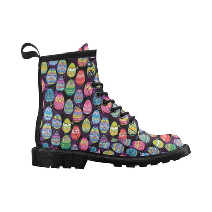 Easter Eggs Pattern Print Design RB08 Women's Boots