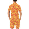 Hibiscus Summer Print Design LKS302 Men's Romper