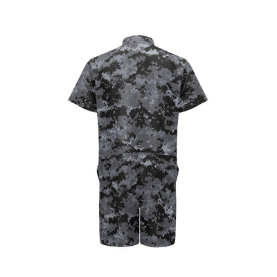 ACU Digital Black Camouflage Men's Romper