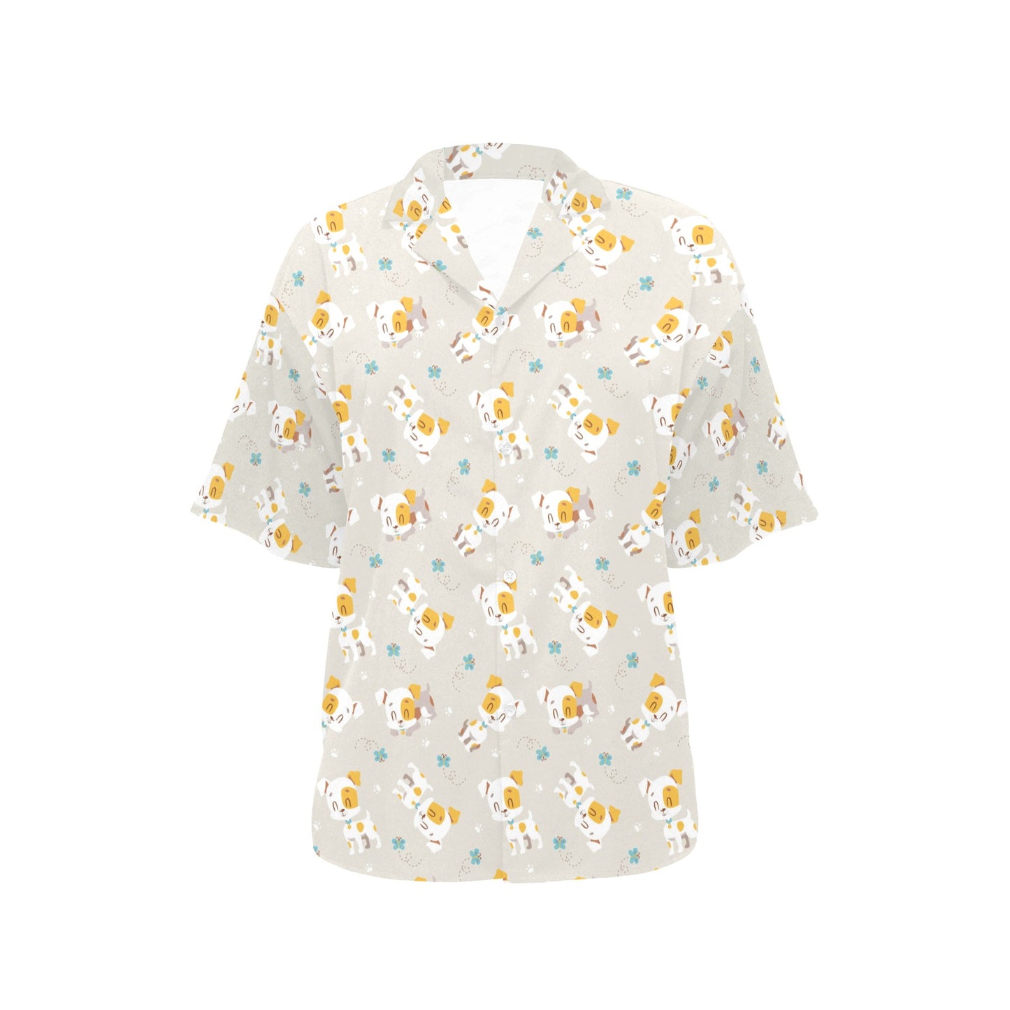 Russell Terriers Print Design LKS306 Women's Hawaiian Shirt