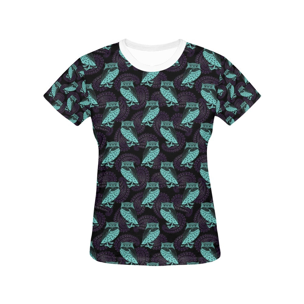 Tribal Pattern Print Design LKS3010 Women's  T-shirt