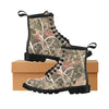 Camouflage Realistic Tree Authumn Print Women's Boots