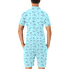 Dolphin Baby Cute Print Pattern Men's Romper