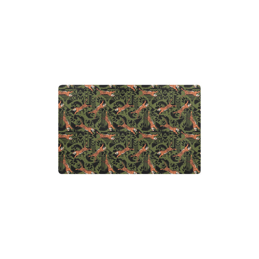Tiger Pattern Print Design LKS303 Kitchen Mat