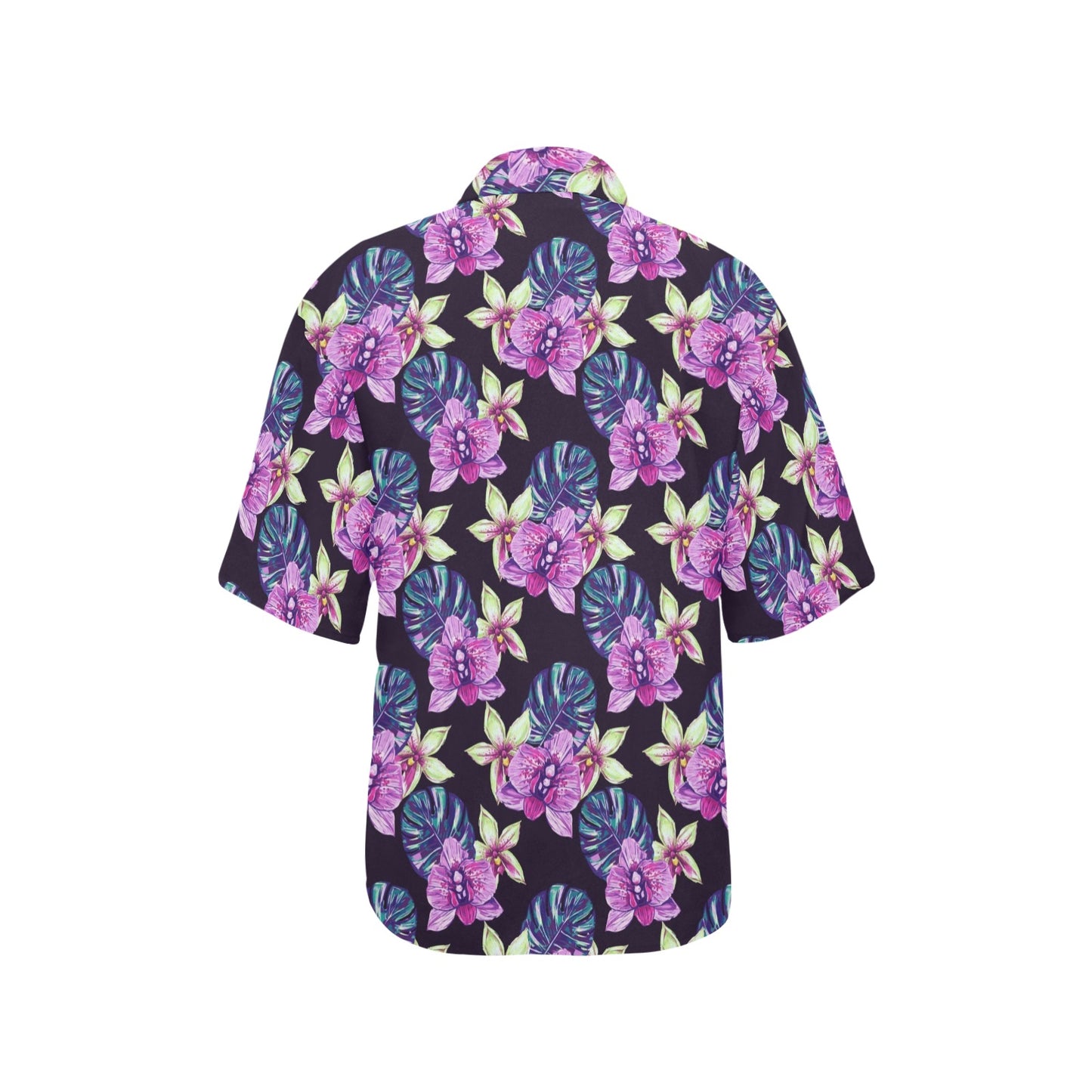 Orchid Pattern Print Design OR010 Women's Hawaiian Shirt