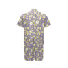 Daisy Pattern Print Design DS011 Men's Romper