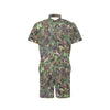 Camouflage Realistic Tree Print Men's Romper