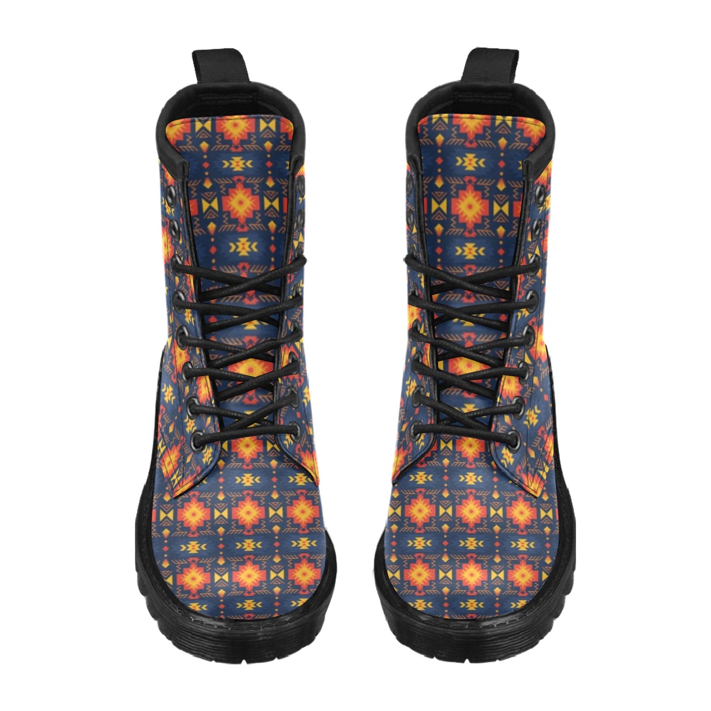Southwest Pattern Print Design LKS307 Women's Boots