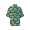 Lovebird Pattern Print Design 02 Women's Hawaiian Shirt