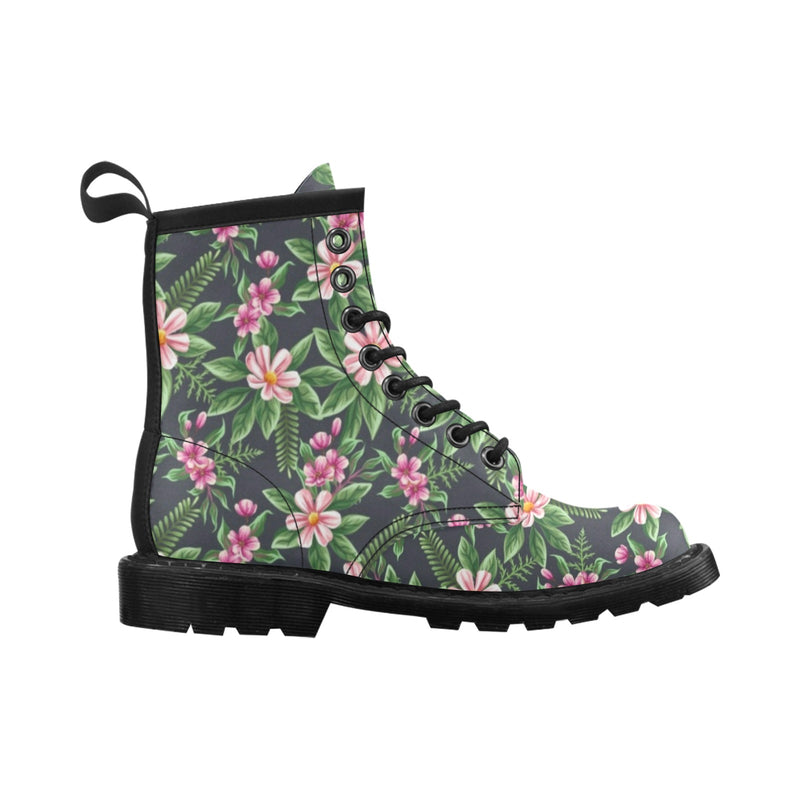 Summer Floral Pattern Print Design SF010 Women's Boots