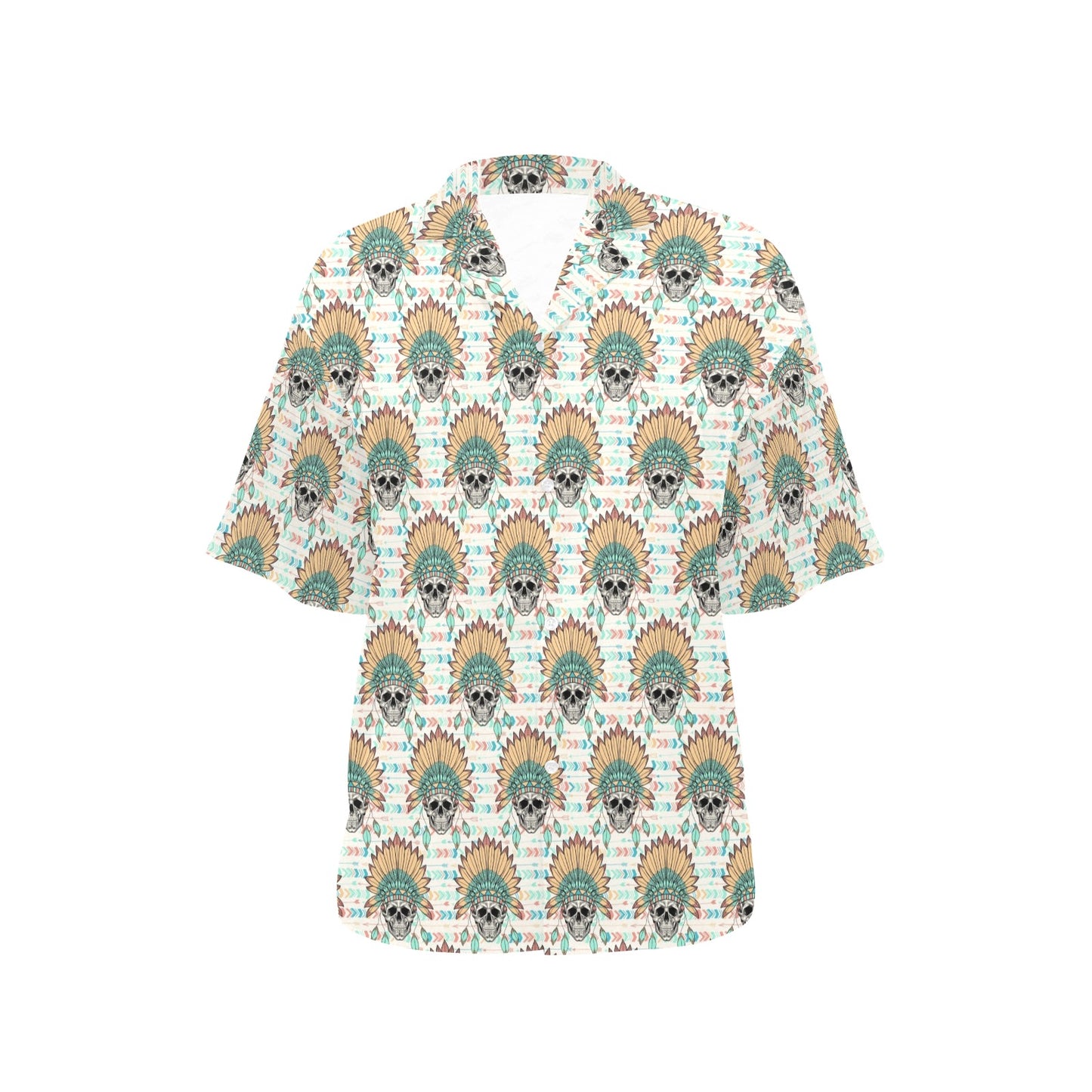 Boho Pattern Print Design 04 Women's Hawaiian Shirt
