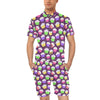 Cupcake Pattern Print Design CP07 Men's Romper