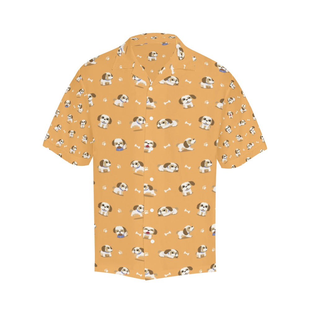Shih Tzu Print Design LKS304 Men's Hawaiian Shirt