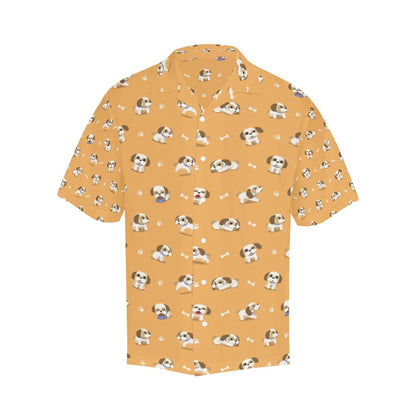 Shih Tzu Print Design LKS304 Men's Hawaiian Shirt