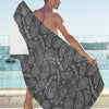 Steak Print Design LKS301 Beach Towel 32" x 71"