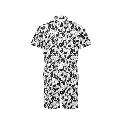 Yin Yang Print Design LKS302 Men's Romper