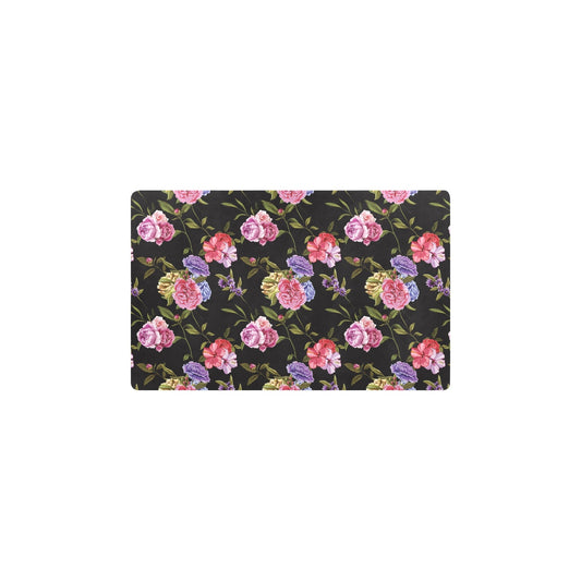 Carnations Pattern Print Design CN05 Kitchen Mat