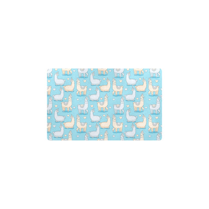 Alpaca Pattern Print Design 06 Kitchen Mat