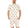 Cowboy Pattern Print Design 01 Men's Romper