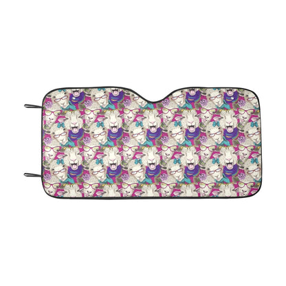 Sheep Print Design LKS403 Car front Windshield Sun Shade