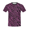 Zebra Pink Print Design LKS304 Men's All Over Print T-shirt