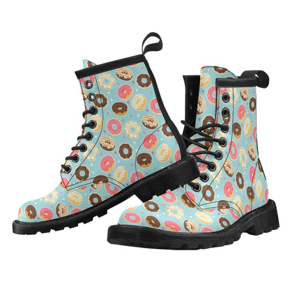 Donut Pattern Print Design DN04 Women's Boots