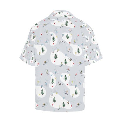 Ski Print Design LKS305 Men's Hawaiian Shirt