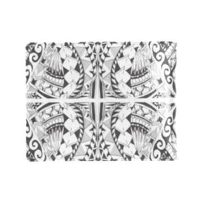 Samoan Style Print Design LKS301 Men's ID Card Wallet