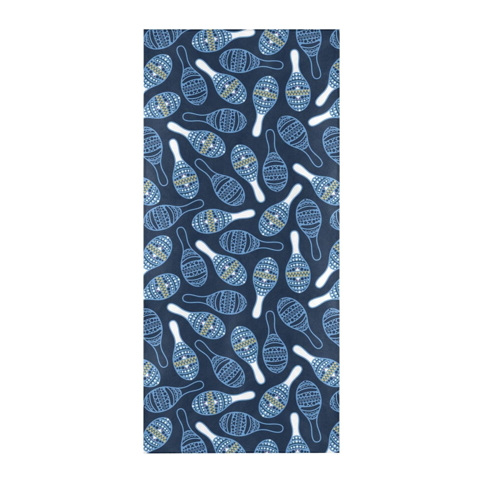 Maracas Print Design LKS401 Beach Towel 32" x 71"