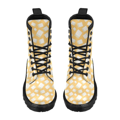 Tofu Print Design LKS302 Women's Boots