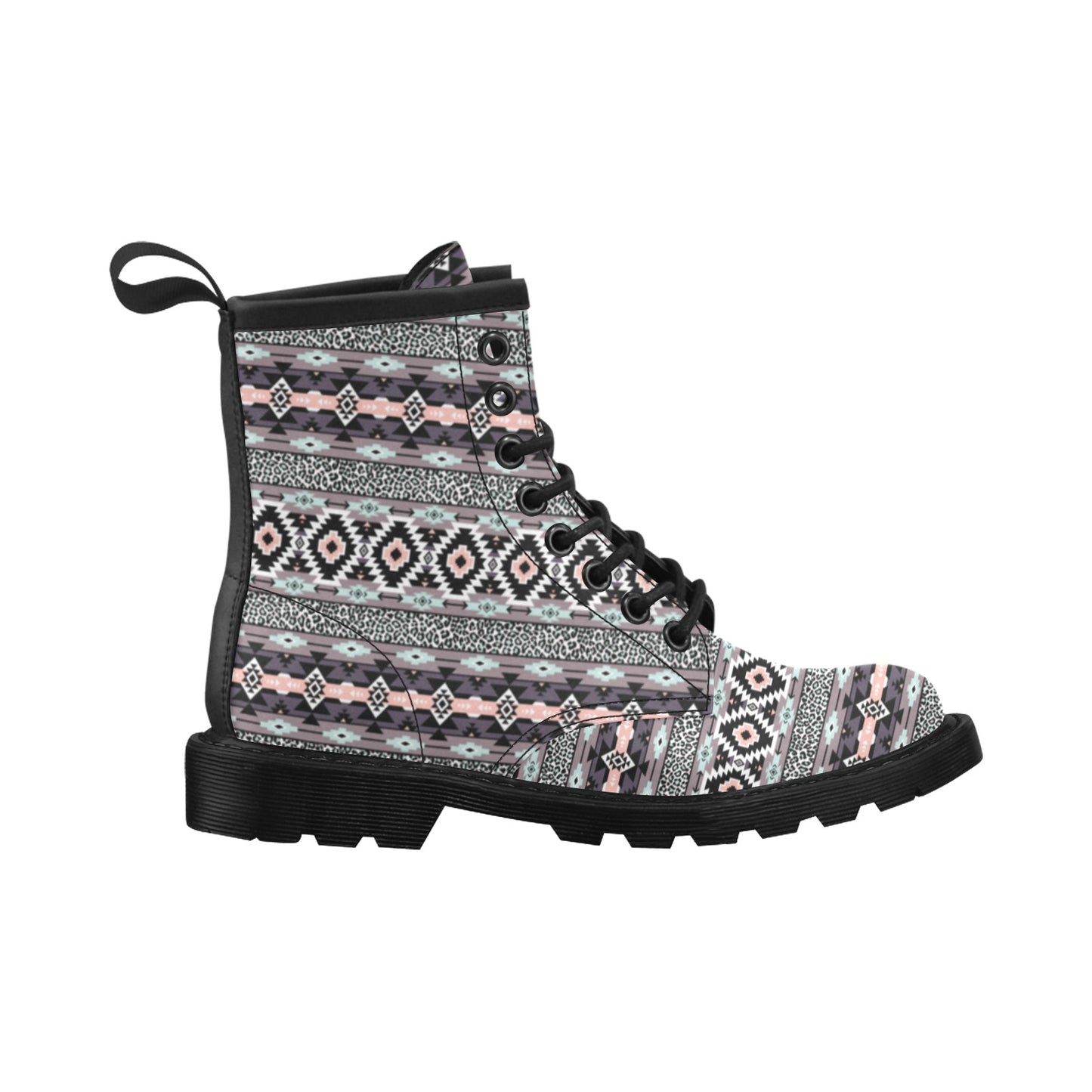 Safari Pattern Print Design LKS302 Women's Boots