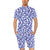 Dolphin Smile Print Pattern Men's Romper