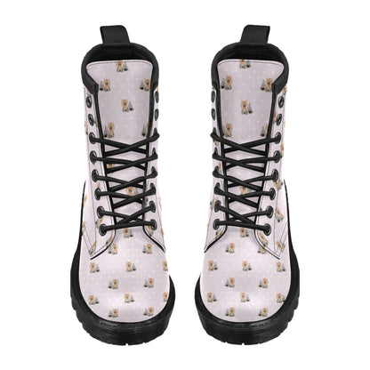 Yorkshire Terriers Print Design LKS302 Women's Boots