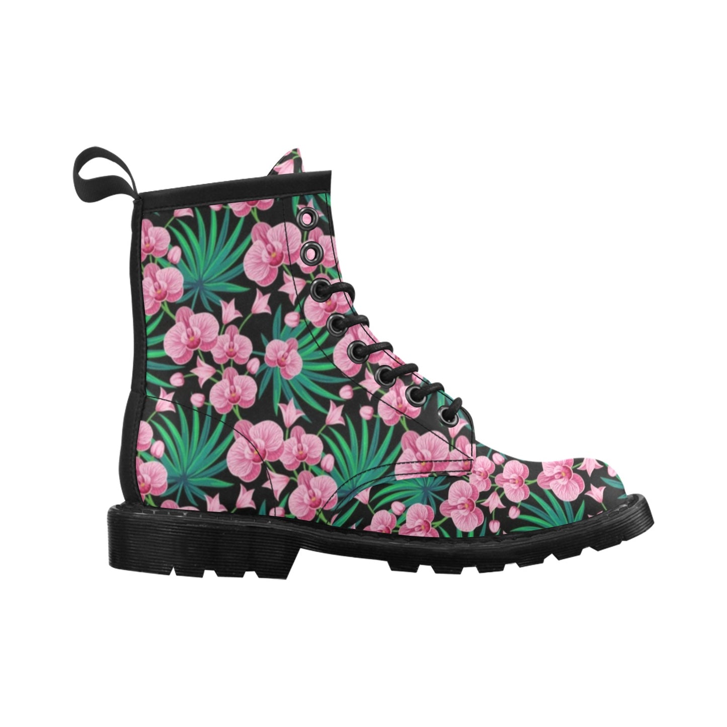 Orchid Pink Pattern Print Design OR06 Women's Boots