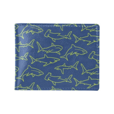 Shark Print Design LKS301 Men's ID Card Wallet