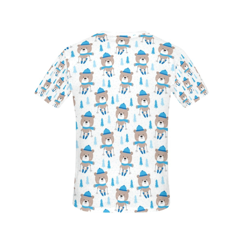 Ski Print Design LKS306 Women's  T-shirt