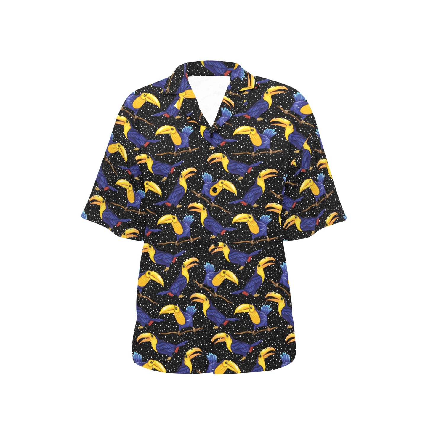 Toucan Print Design LKS307 Women's Hawaiian Shirt