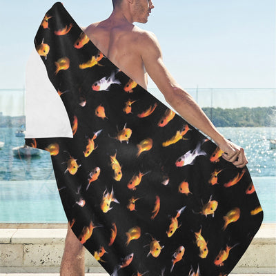 Goldfish Print Design LKS402 Beach Towel 32" x 71"